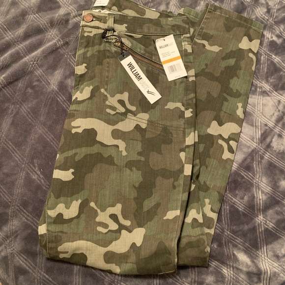 william rast camo jeans